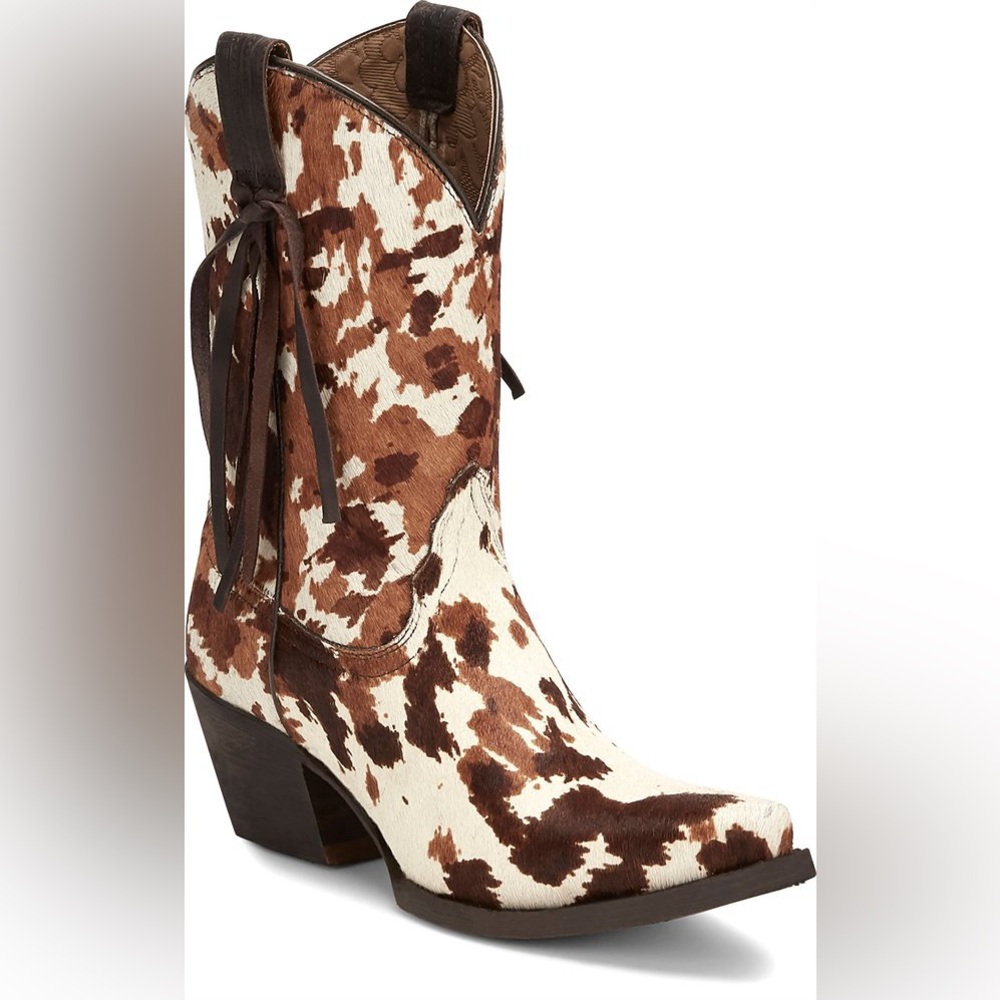 Tony Lama Cowboy Boots Womens Elettra worn once 10 cow hide cowgirl western